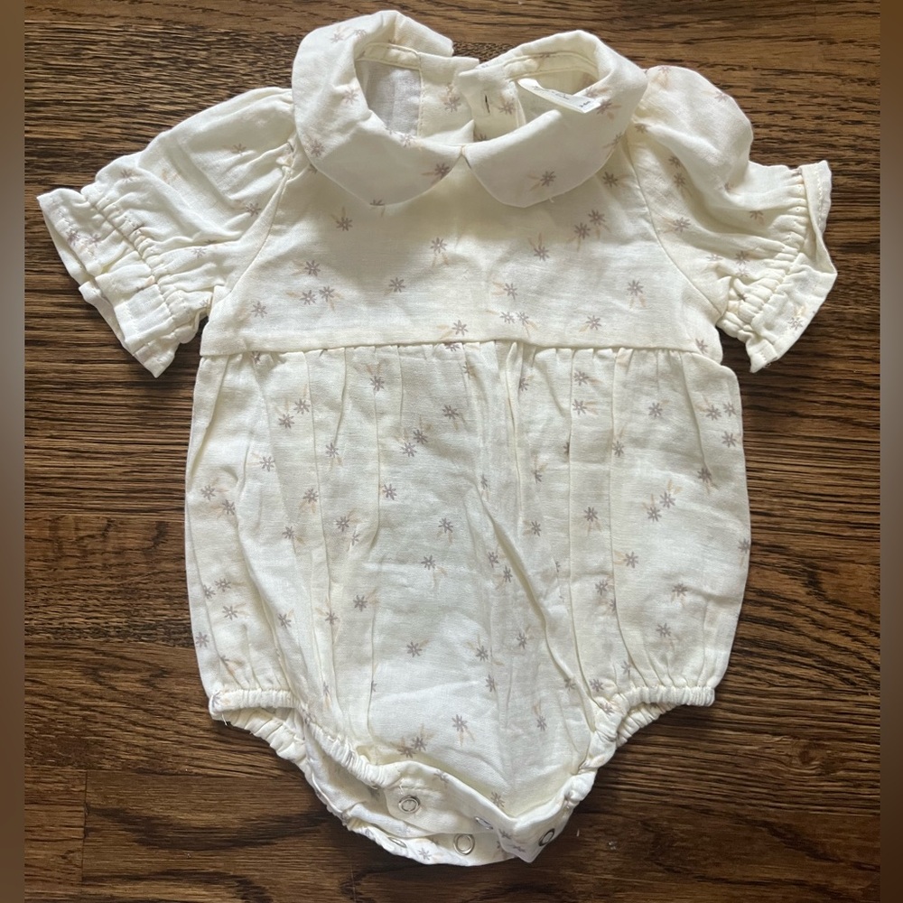 Rylee & Cru baby romper with collar